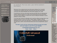 Tablet Screenshot of crimesoft.com